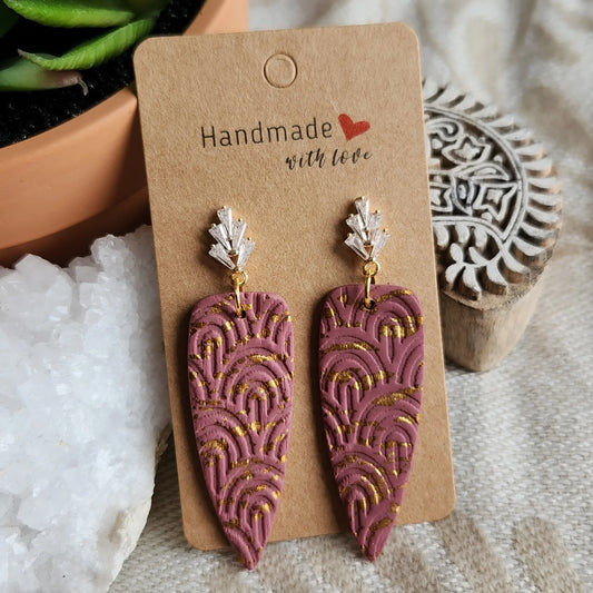 Handmade - Long Dangle - Earrings - Elise's Colours