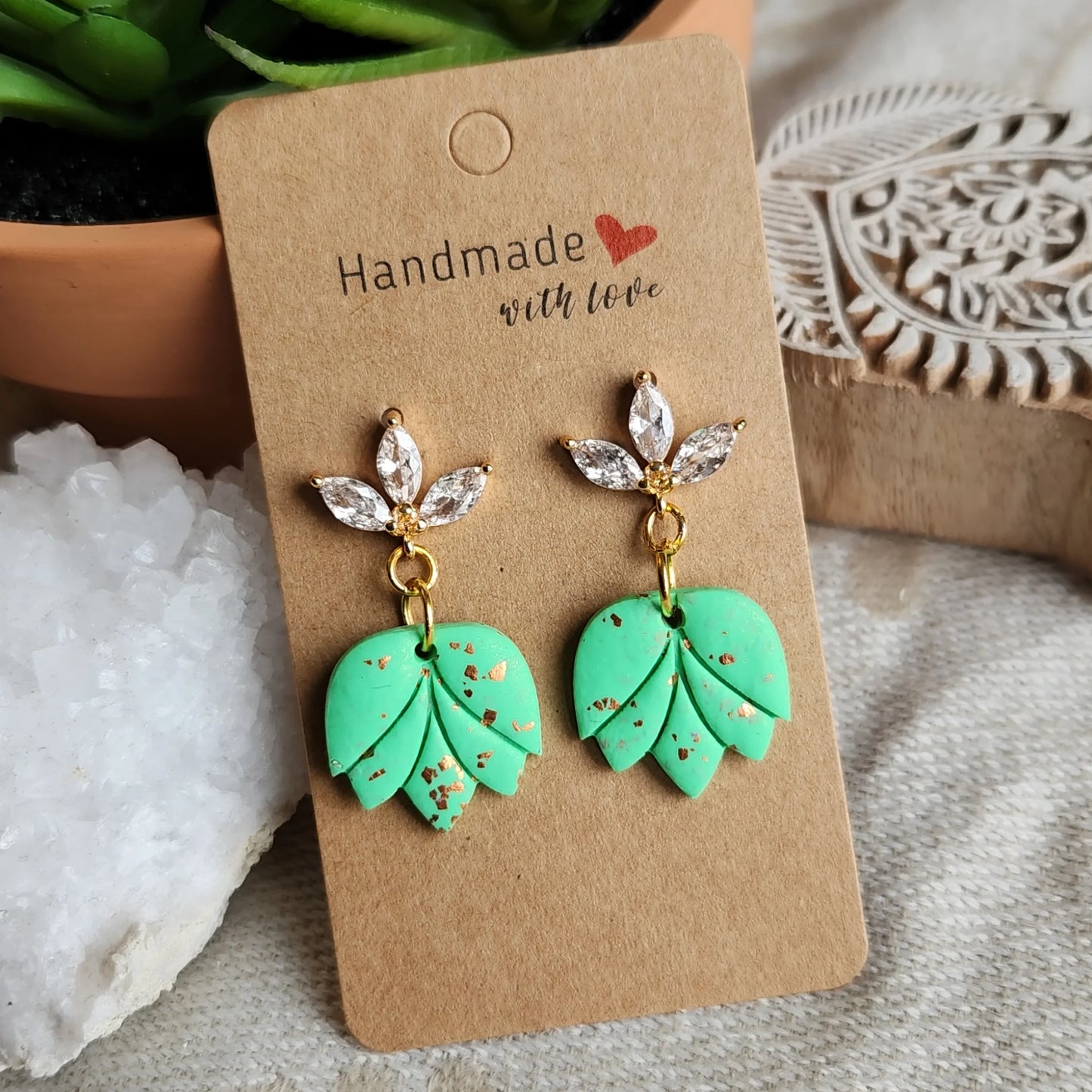 Handmade - Short Dangle - Earrings - Elise's Colours