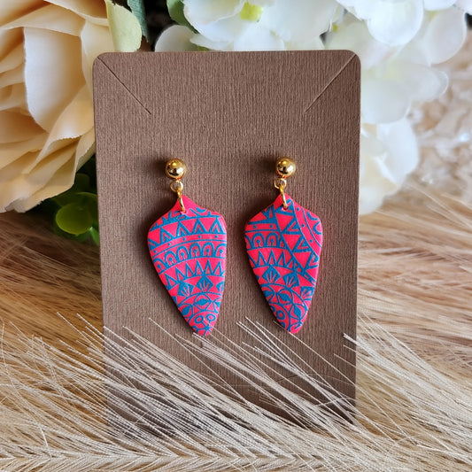 Handmade - Long Dangle - Earrings - Elise's Colours