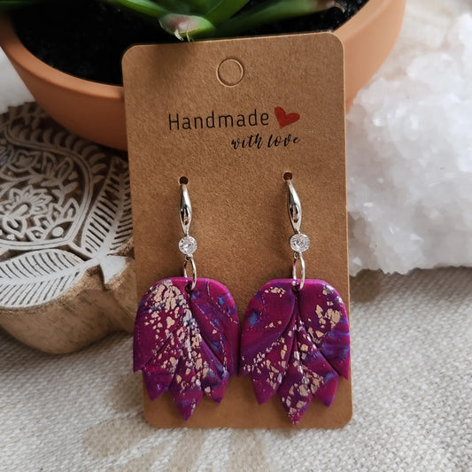 Handmade - Long Dangle - Earrings - Elise's Colours