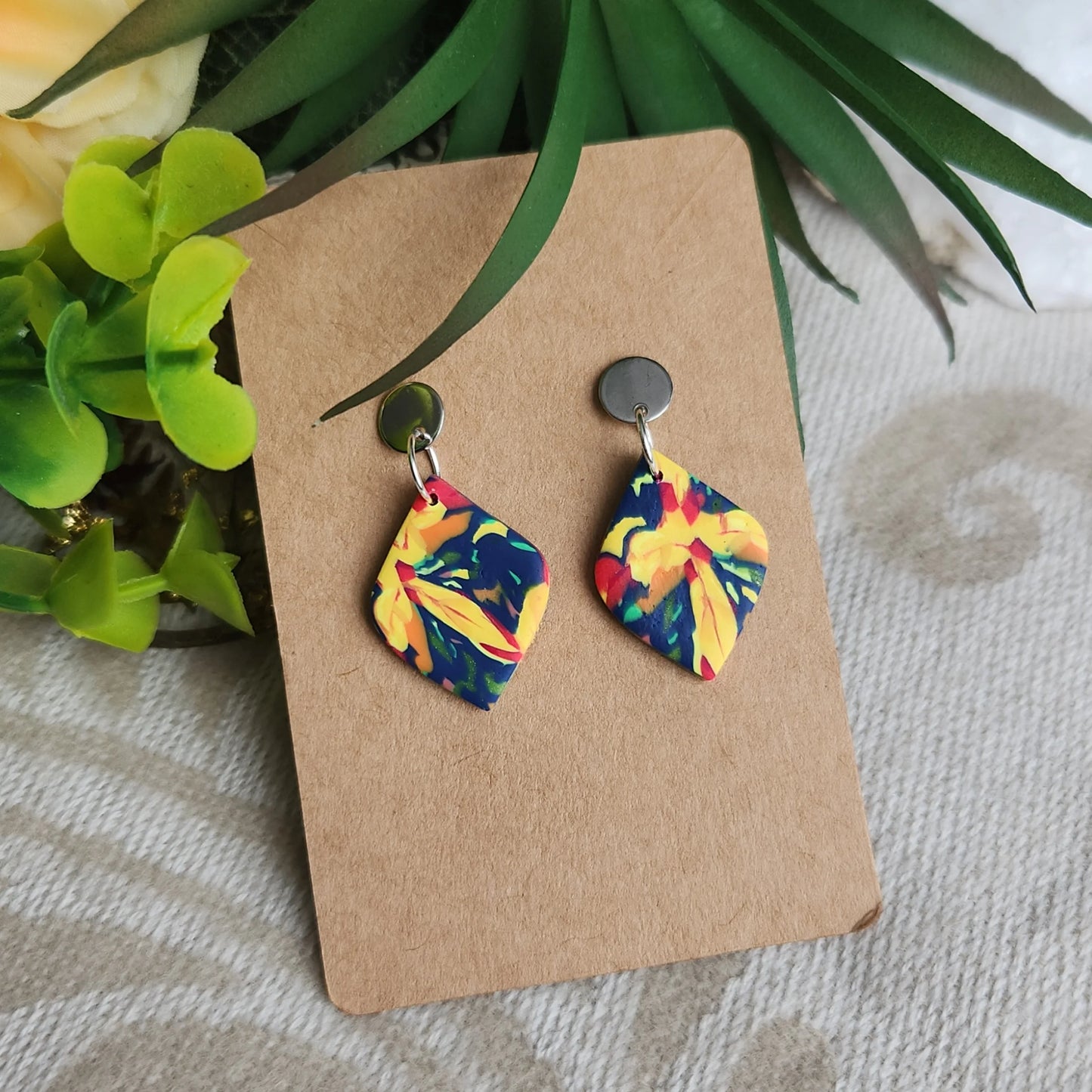 Handmade - Short Dangle - Earrings - Elise's Colours