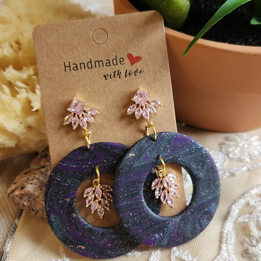 Handmade - Long Dangle - Earrings - Elise's Colours