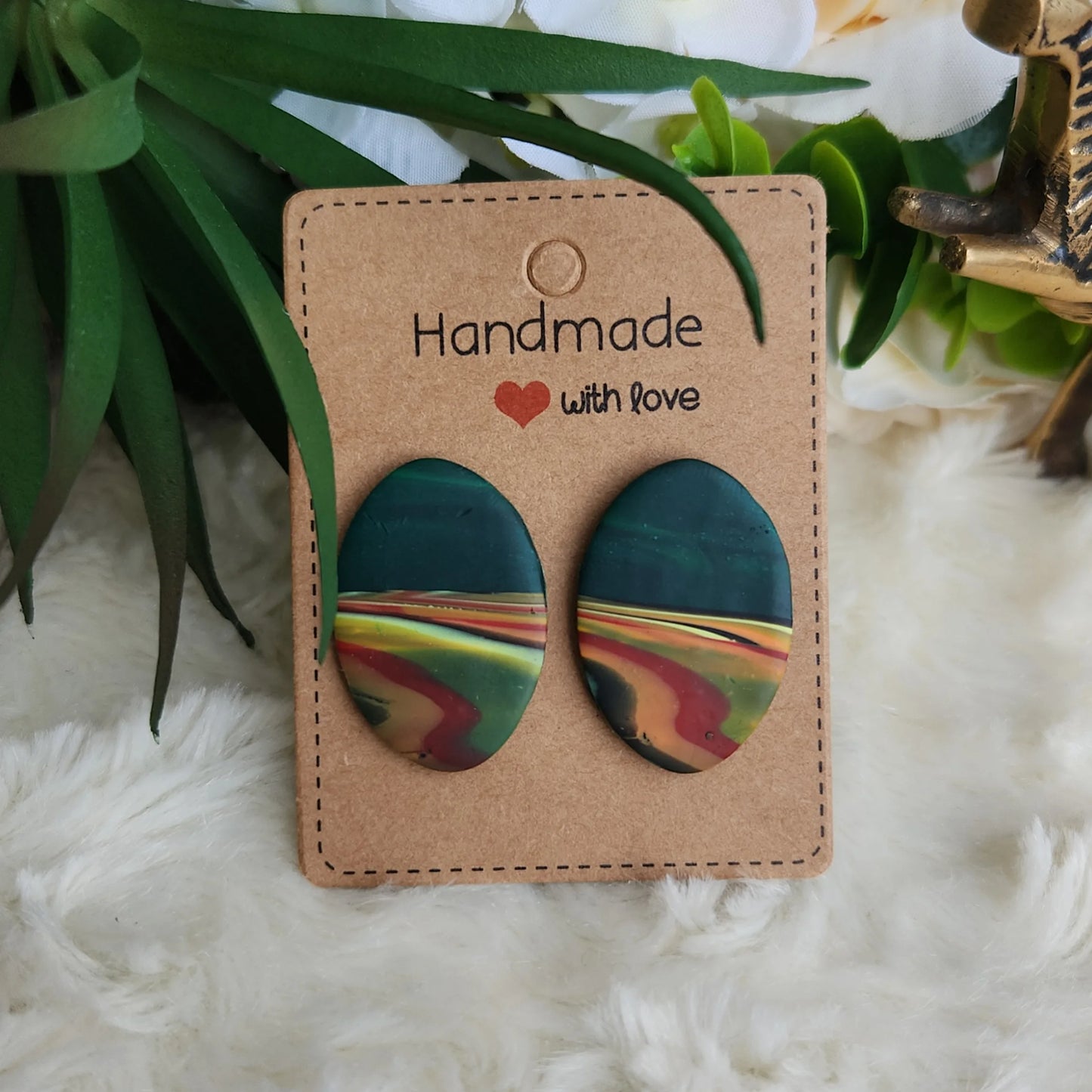 Handmade - Studs - Earrings - Elise's Colours