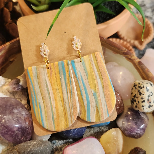 Handmade - Long Dangle - Earrings - Elise's Colours